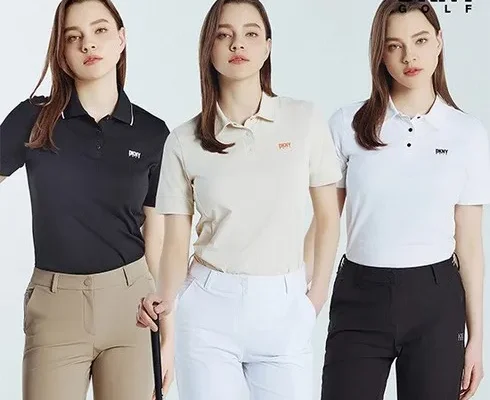 세련된 DKNY GOLF 24SS 여성 라운드 썸머 니트 2종  스카프 1종 후기